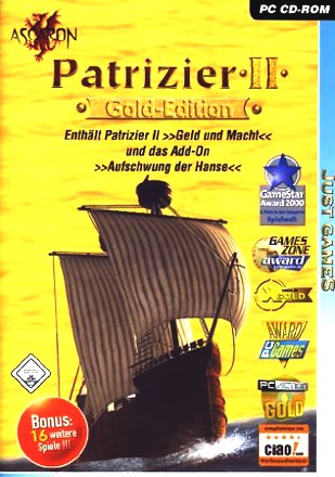 Der Patrizier 2 Gold-Edition + 16 Spiele