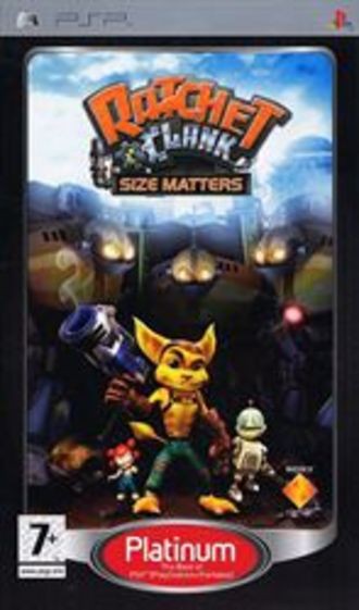 PSP Ratchet & Clank Size Matters Platinum (PEGI)