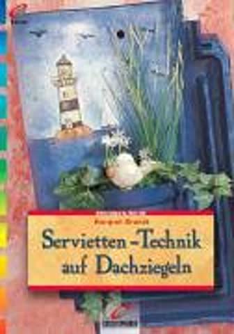 Brunnen-Reihe, Servietten-Technik auf Dachziegeln