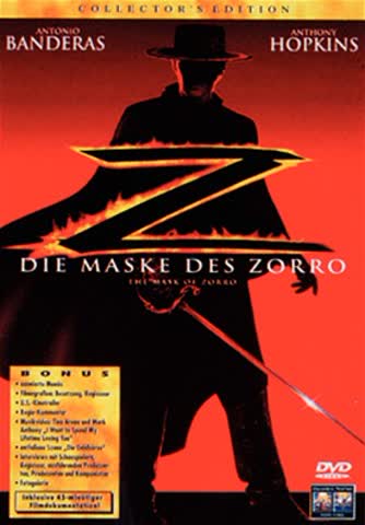 DIE MASKE DES ZORRO - BANDERAS [DVD] [1998]