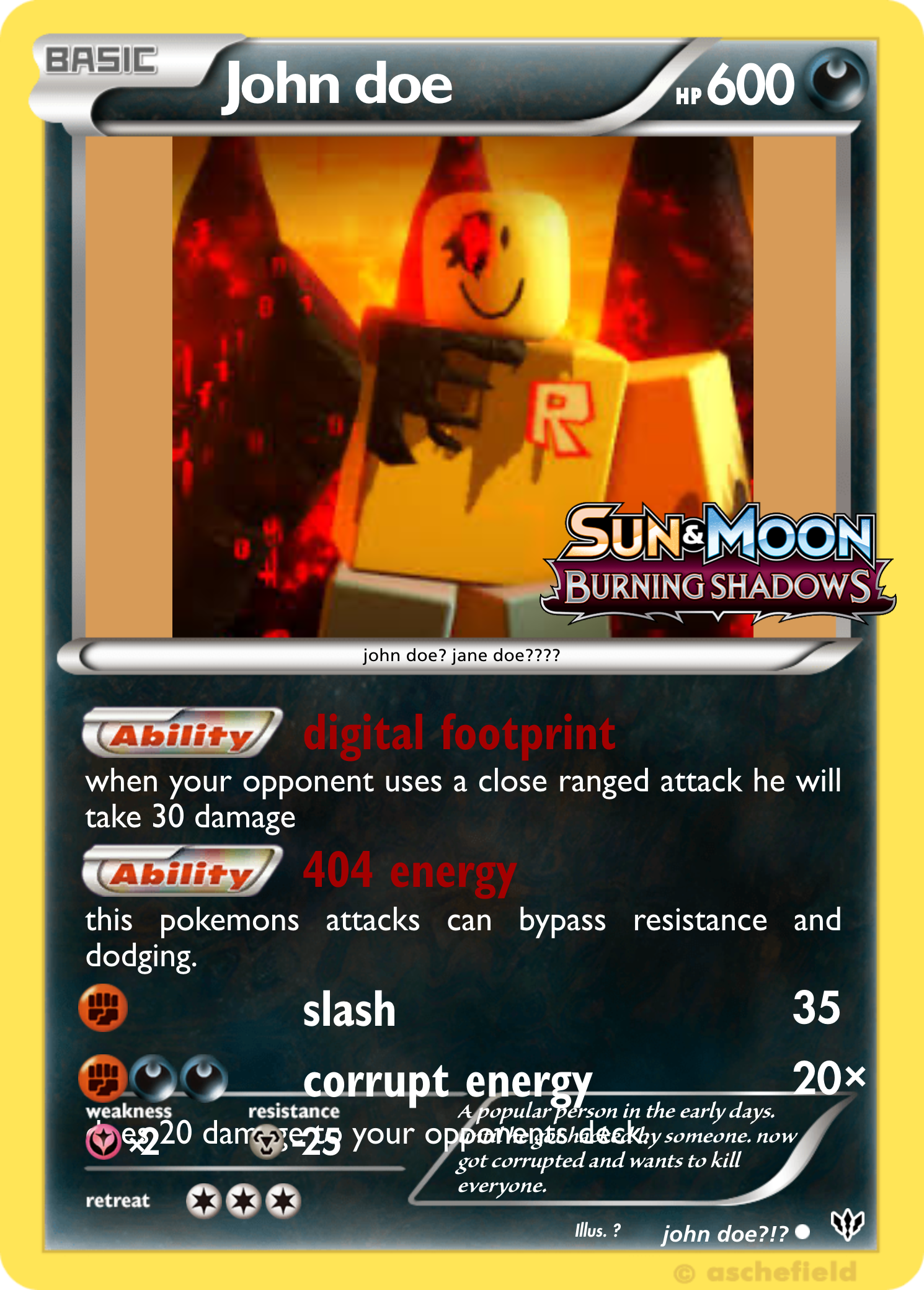 John doe - 0dawg0 | Pokécardmaker.net
