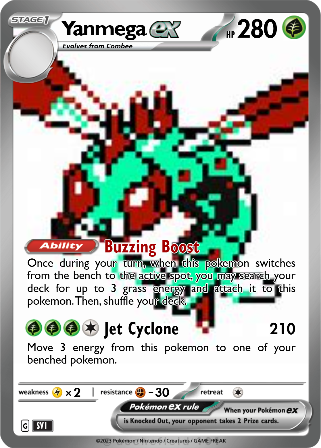 Yanmega - 1988Taco | Pokécardmaker.net