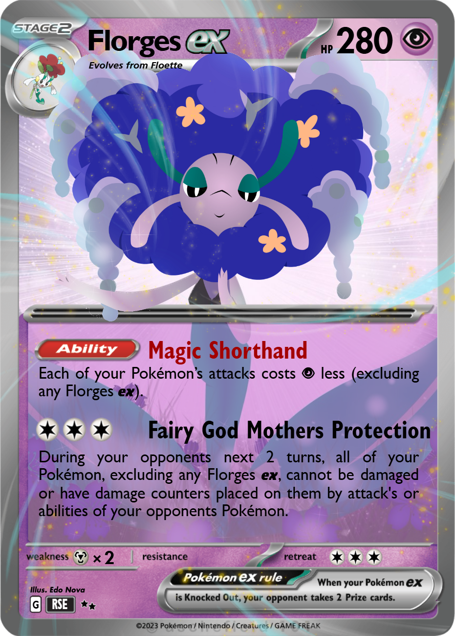 Florges Chief Meat Pok cardmaker