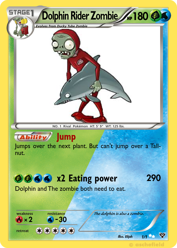 Dolphin Rider Zombie Custom_Card_Maker