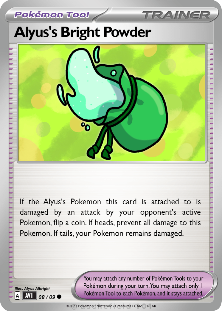 Alyus's Bright Powder - EnduTCG | Pokécardmaker.net