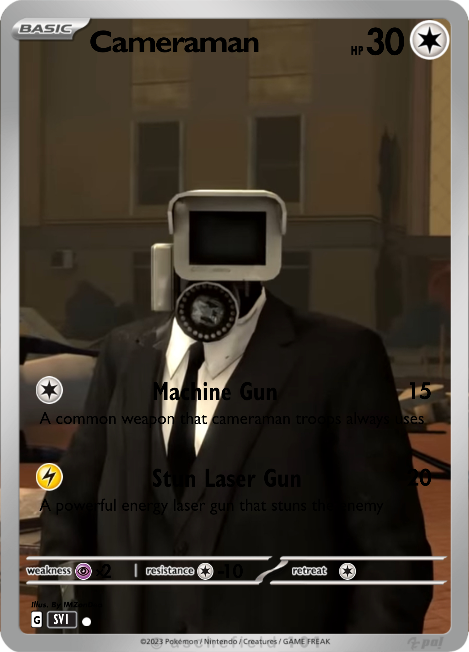 Cameraman - IMZonDea | Pokécardmaker.net