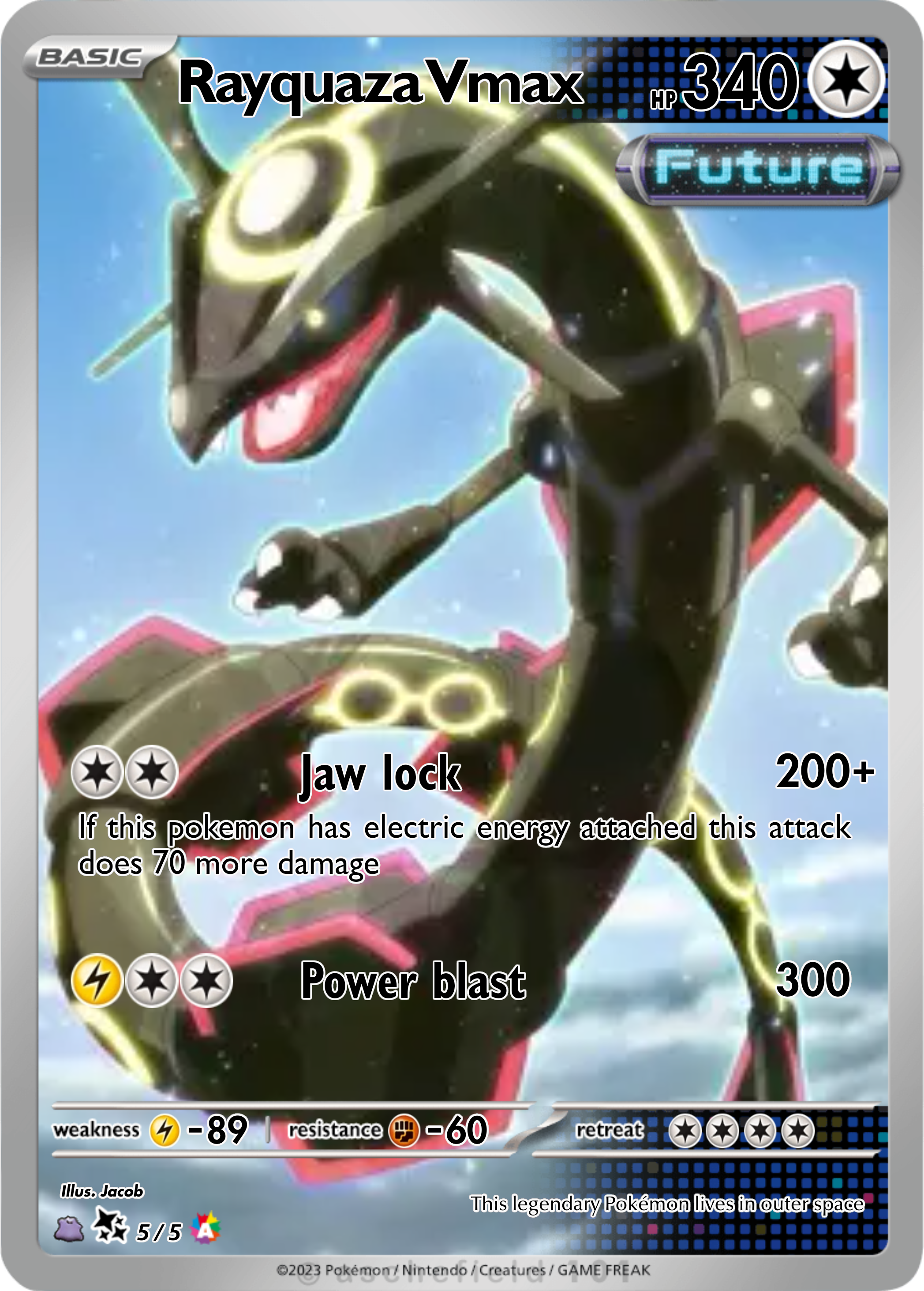 ポケモン③ Rayquaza Vmax - Jacobpokemon | Pokécardmaker.net