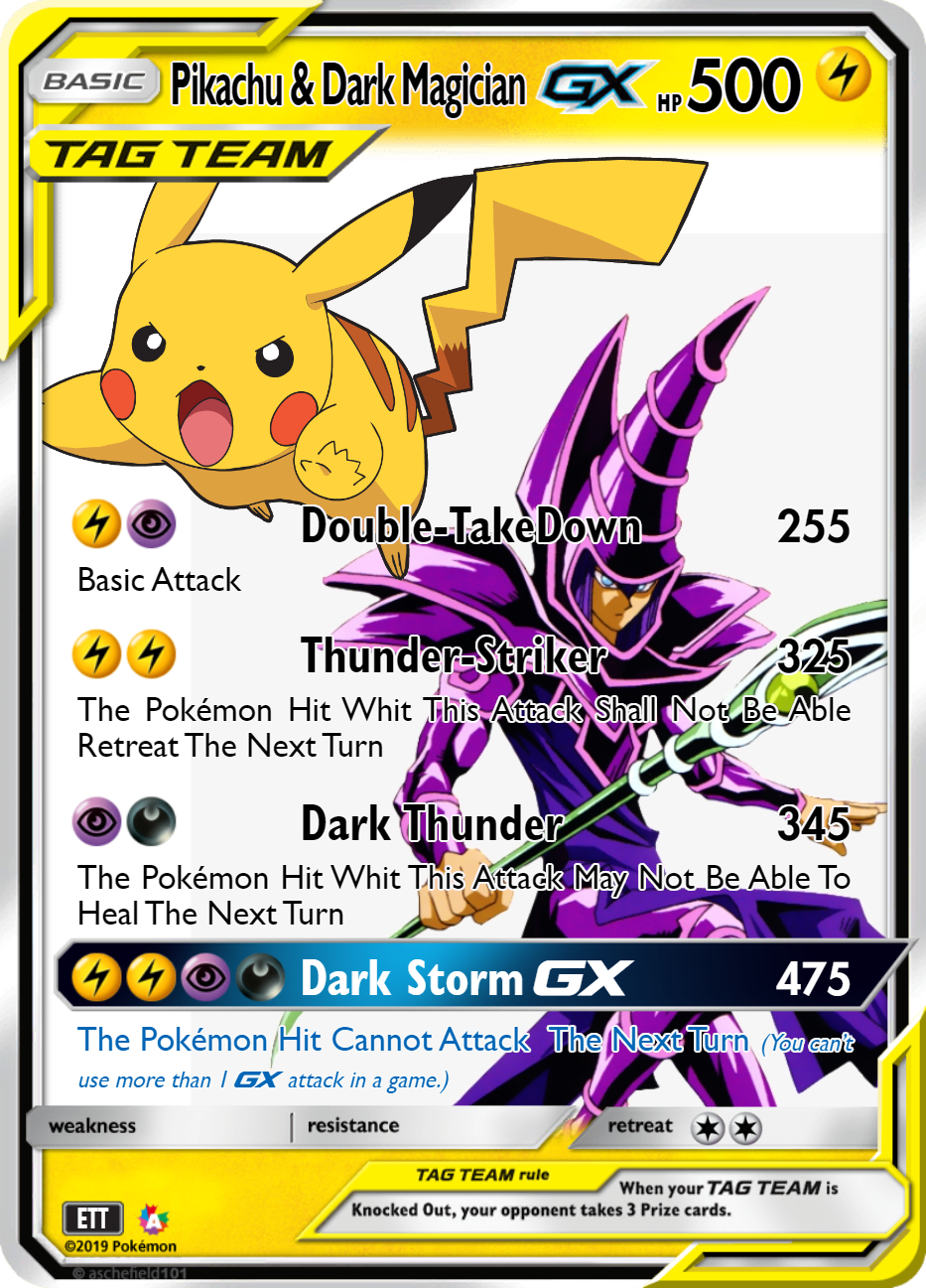 Pikachu & Dark Magician - Jerocool99 | Pokécardmaker.net