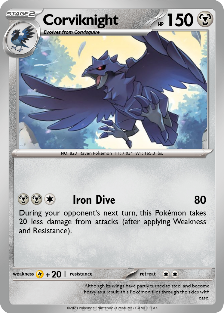 Corviknight - Kapuze11 | Pokécardmaker.net