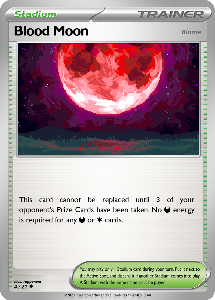 p*o様 血染めの月/Blood Moon DRK EN CGC7.5 p*o様 血染めの月/Blood Moon DRK EN CGC7.5