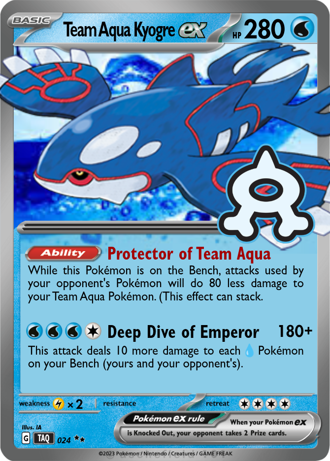 ポケモンカードゲーム aqua Kyogre adv PSA 9 Pokemon Card Japanese Team Aqua's Kyogre EX Double