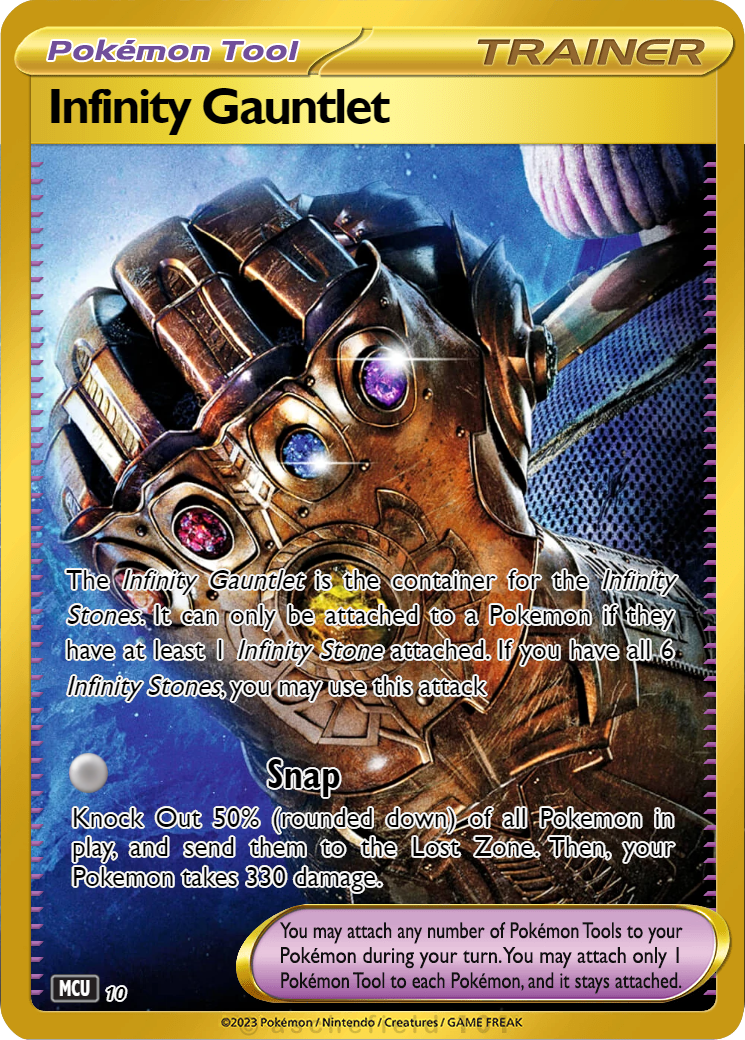Infinity Gauntlet - PBPokemon21 | Pokécardmaker.net