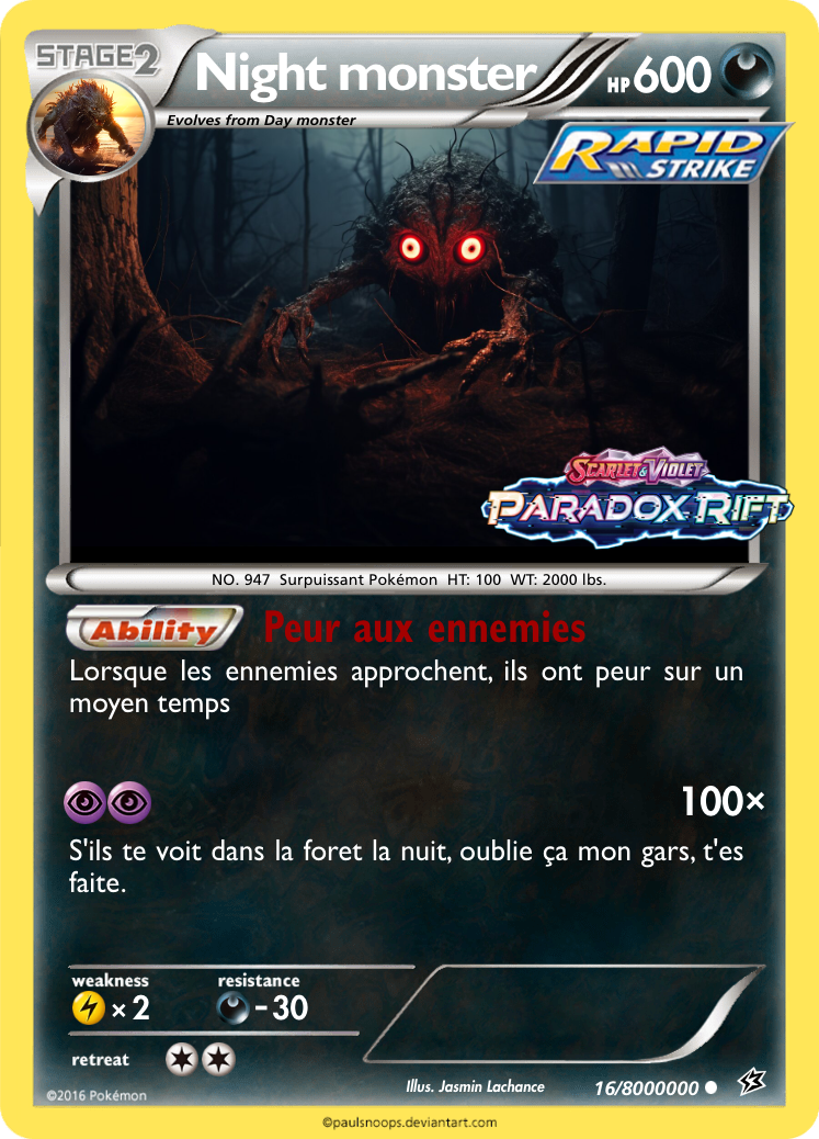 Night monster Pocketcool