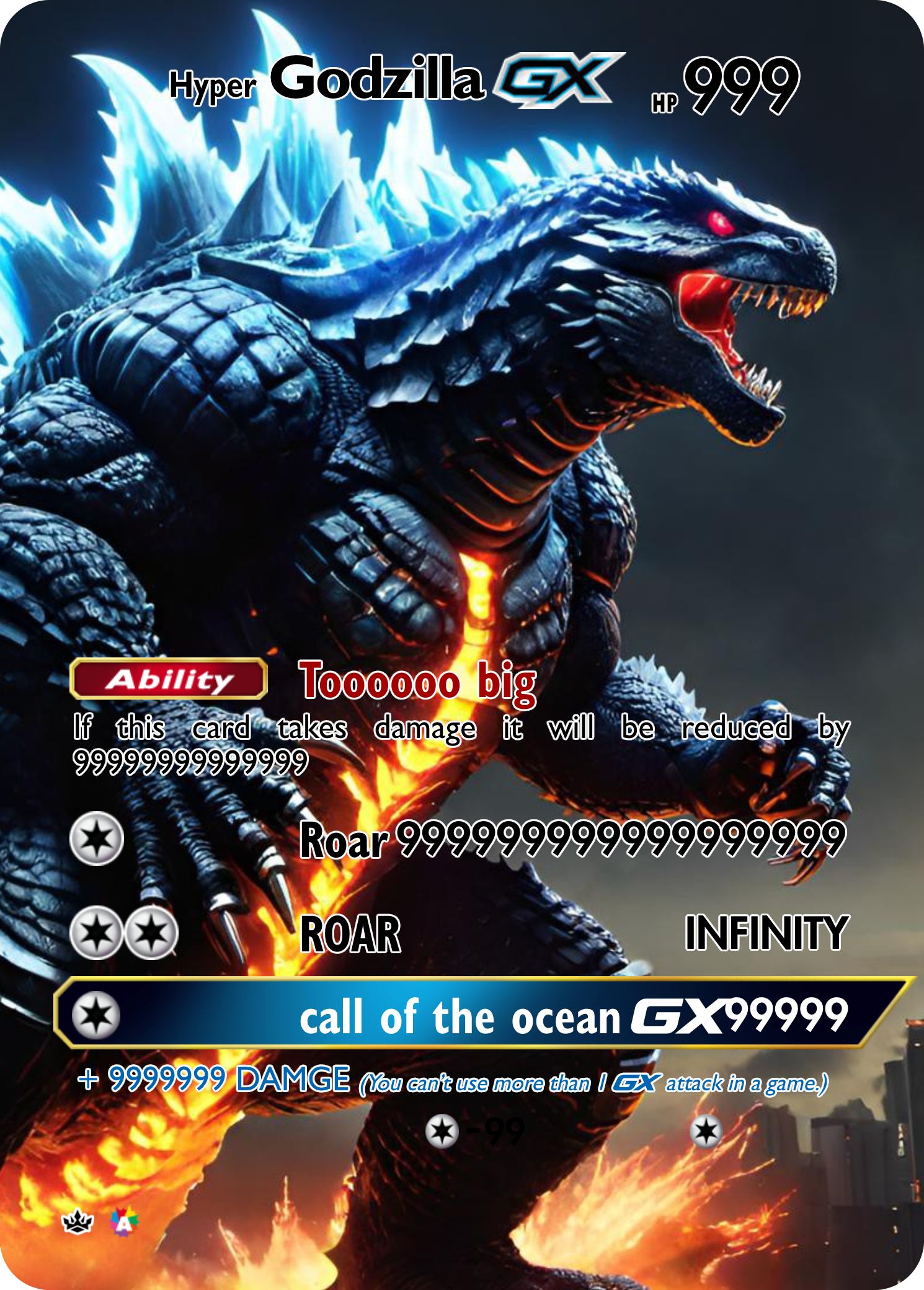 Godzilla - PokemakerINFINITY | Pokécardmaker.net
