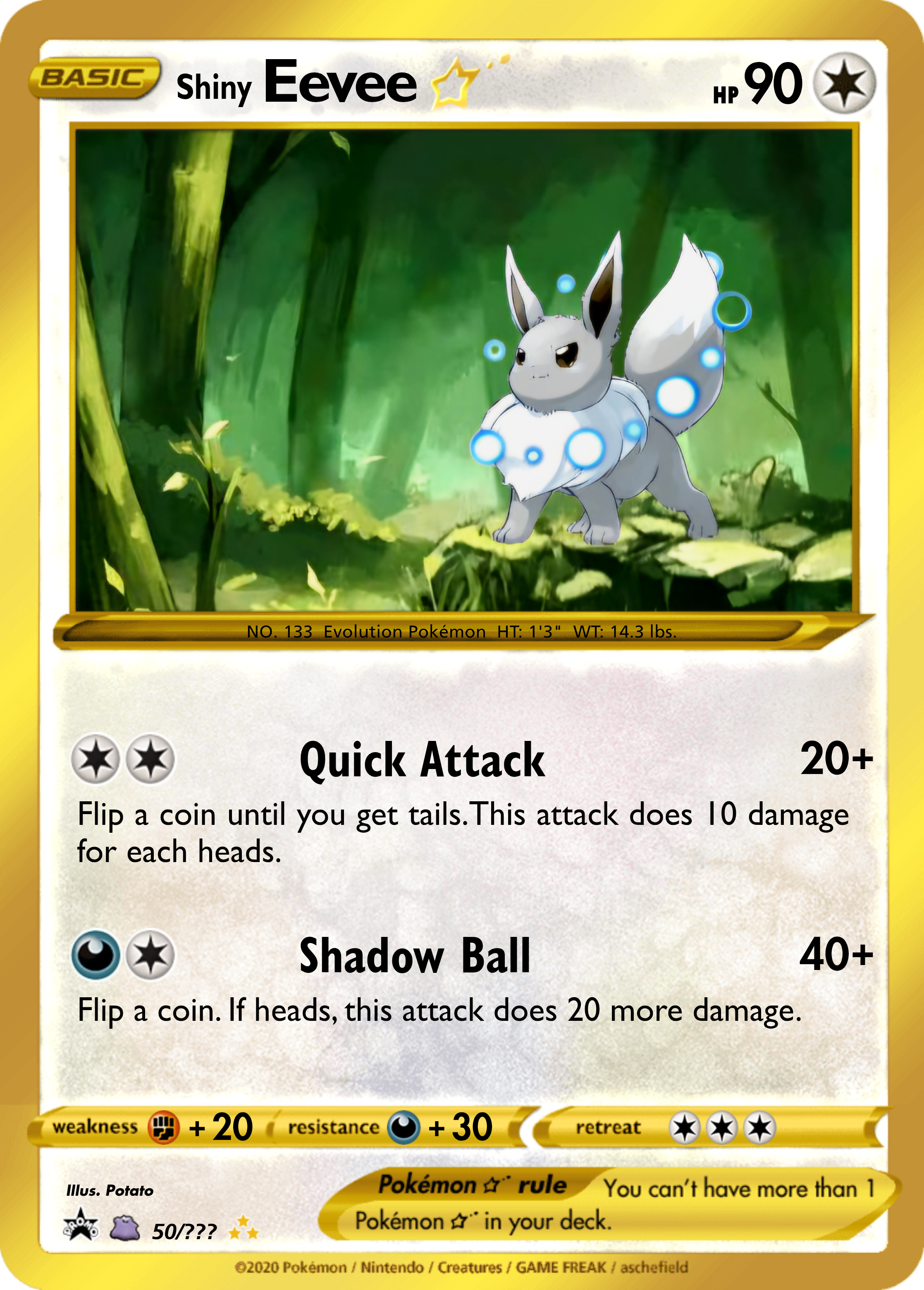 Eevee - Potato26522 | Pokécardmaker.net