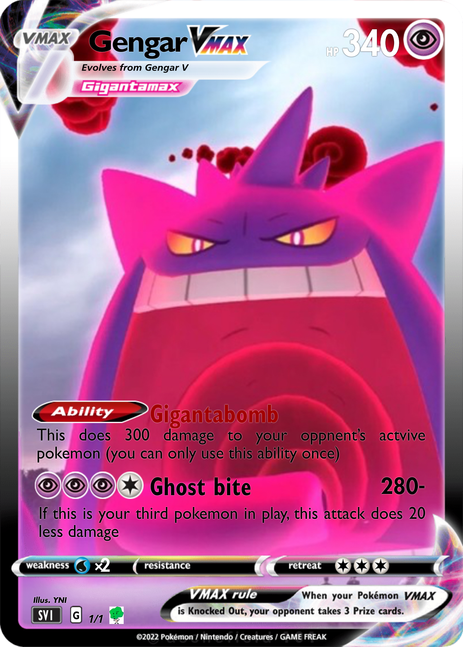 Gengar - Sonicisbest777 | Pokécardmaker.net
