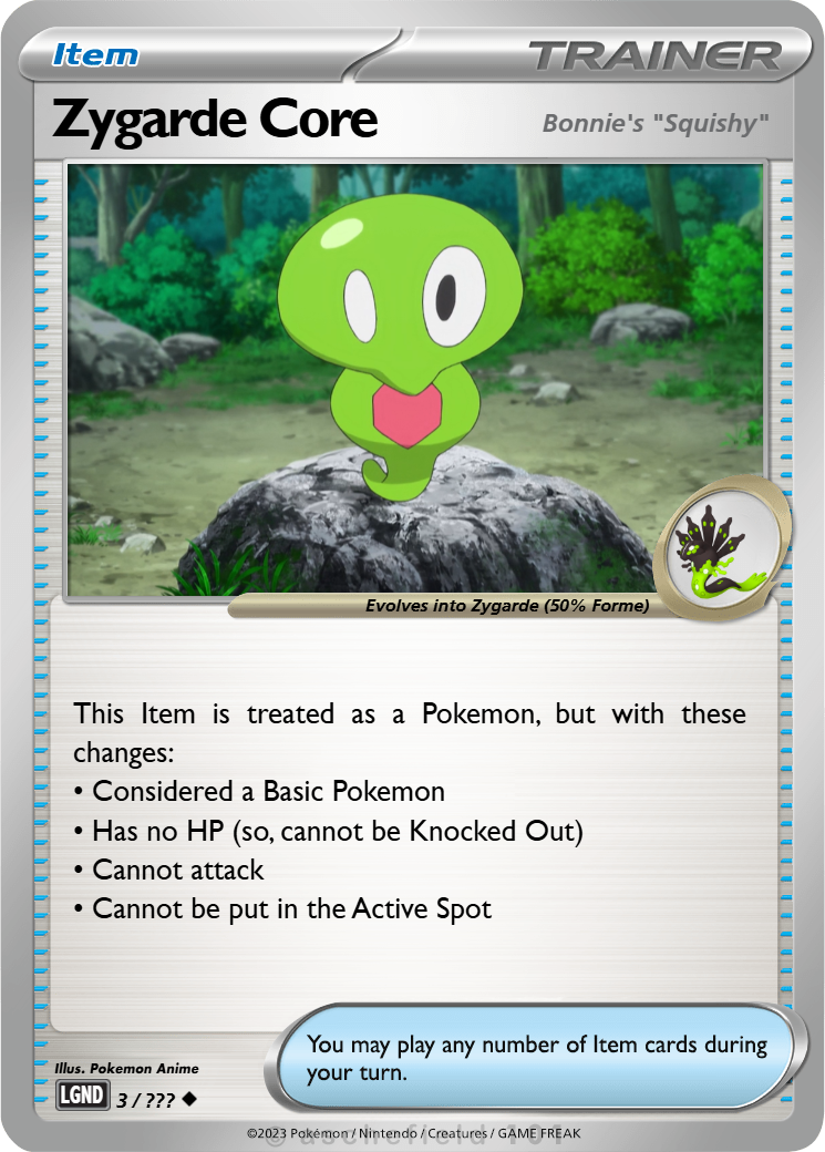 Zygarde Core - Zenith_12 | Pokécardmaker.net