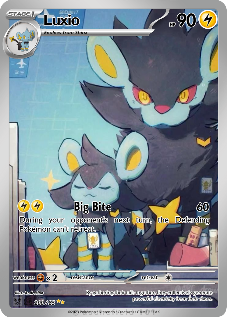 Luxio - andeer22 | Pokécardmaker.net
