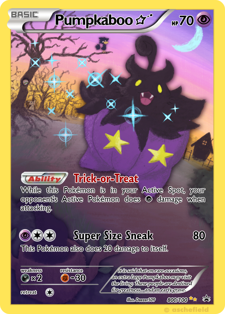 ポケモン - aki Pumpkaboo [*] - deezer509 | Pokécardmaker.net