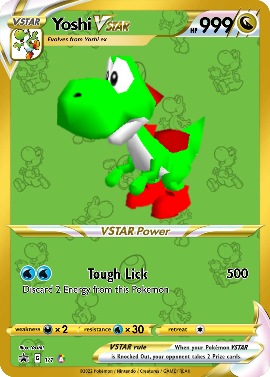 Yoshi - mcmario_123 | Pokécardmaker.net