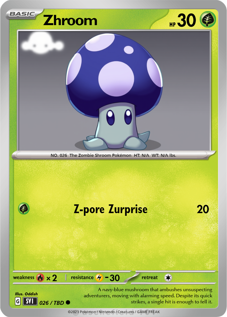 ポケモン - るー Zhroom - oddish838 | Pokécardmaker.net