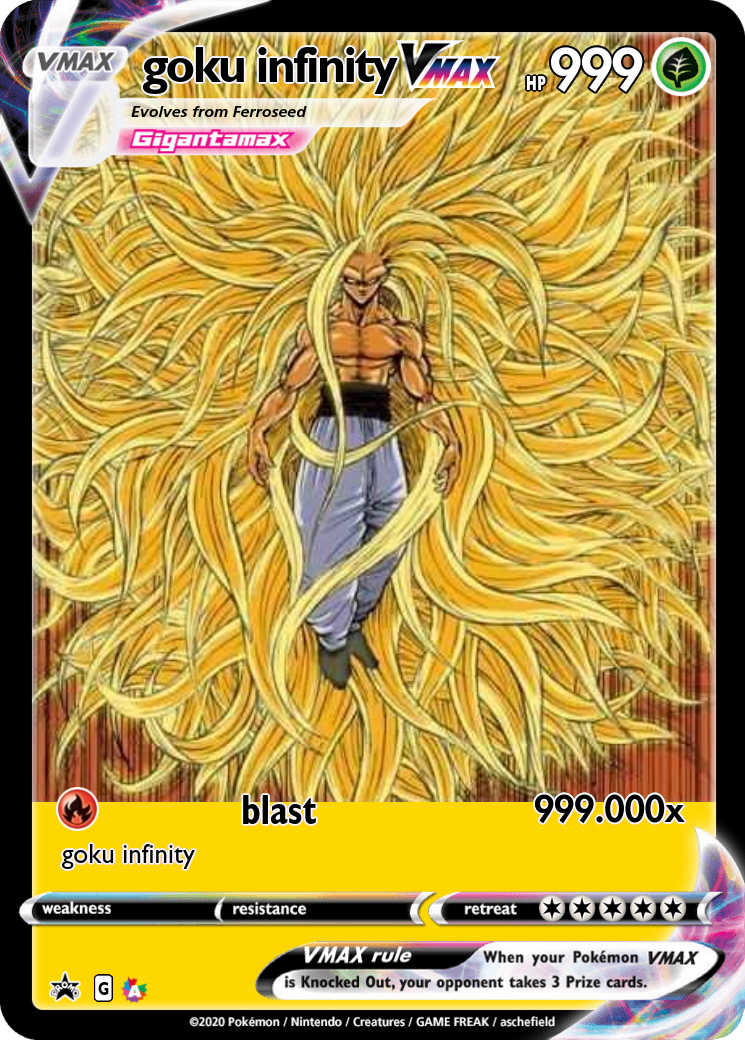goku infinity - ricky | Pokécardmaker.net