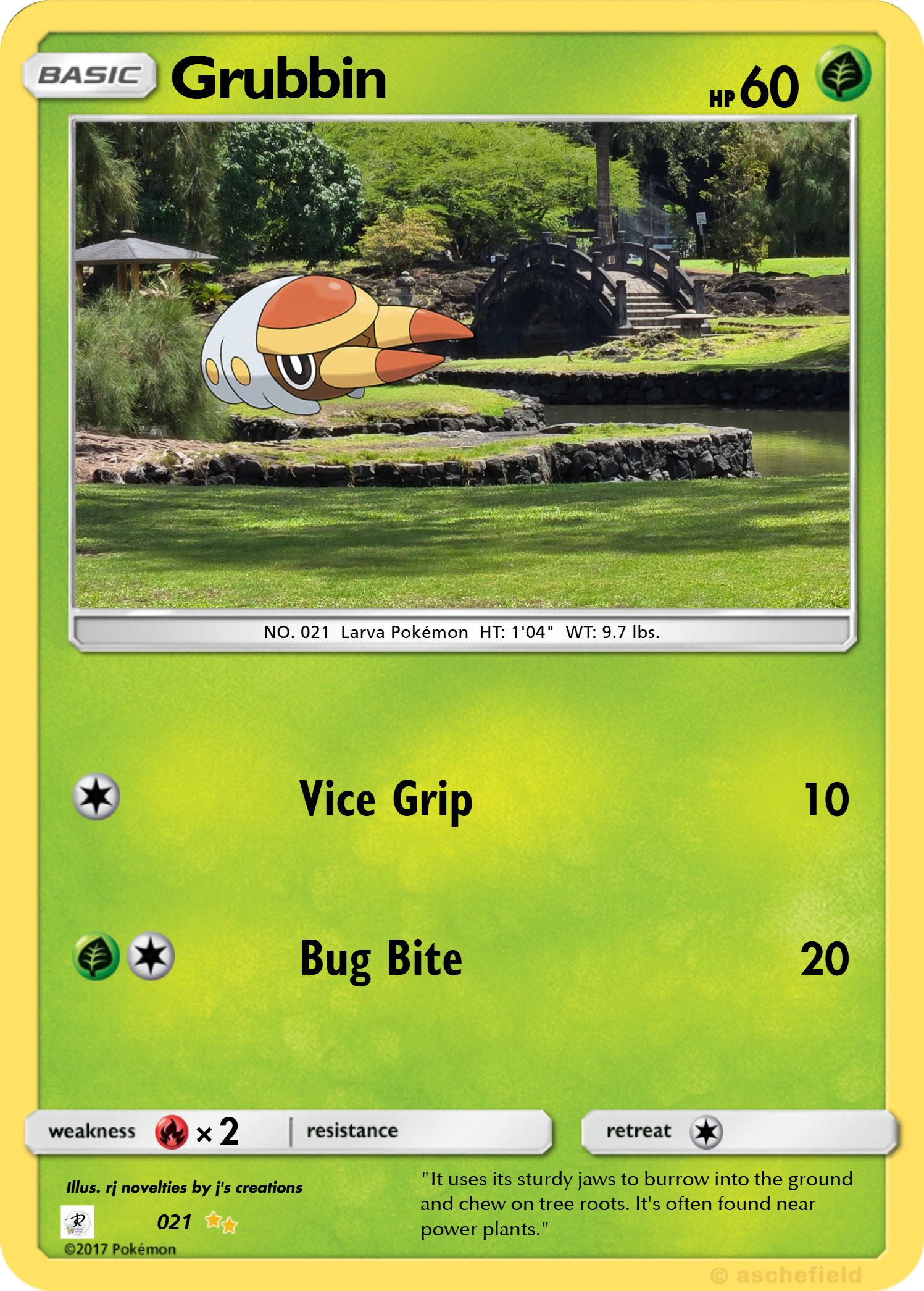 Grubbin - rjnovelties | Pokécardmaker.net