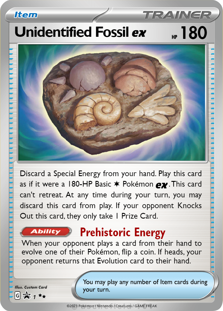 Unidentified Fossil [e] - sapph1re | Pokécardmaker.net