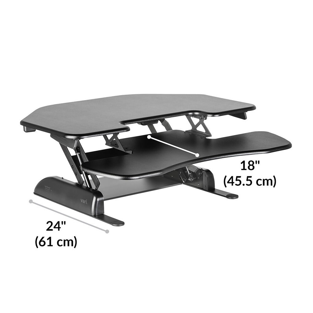 VariDesk Cube Corner 36 Standing Workstation