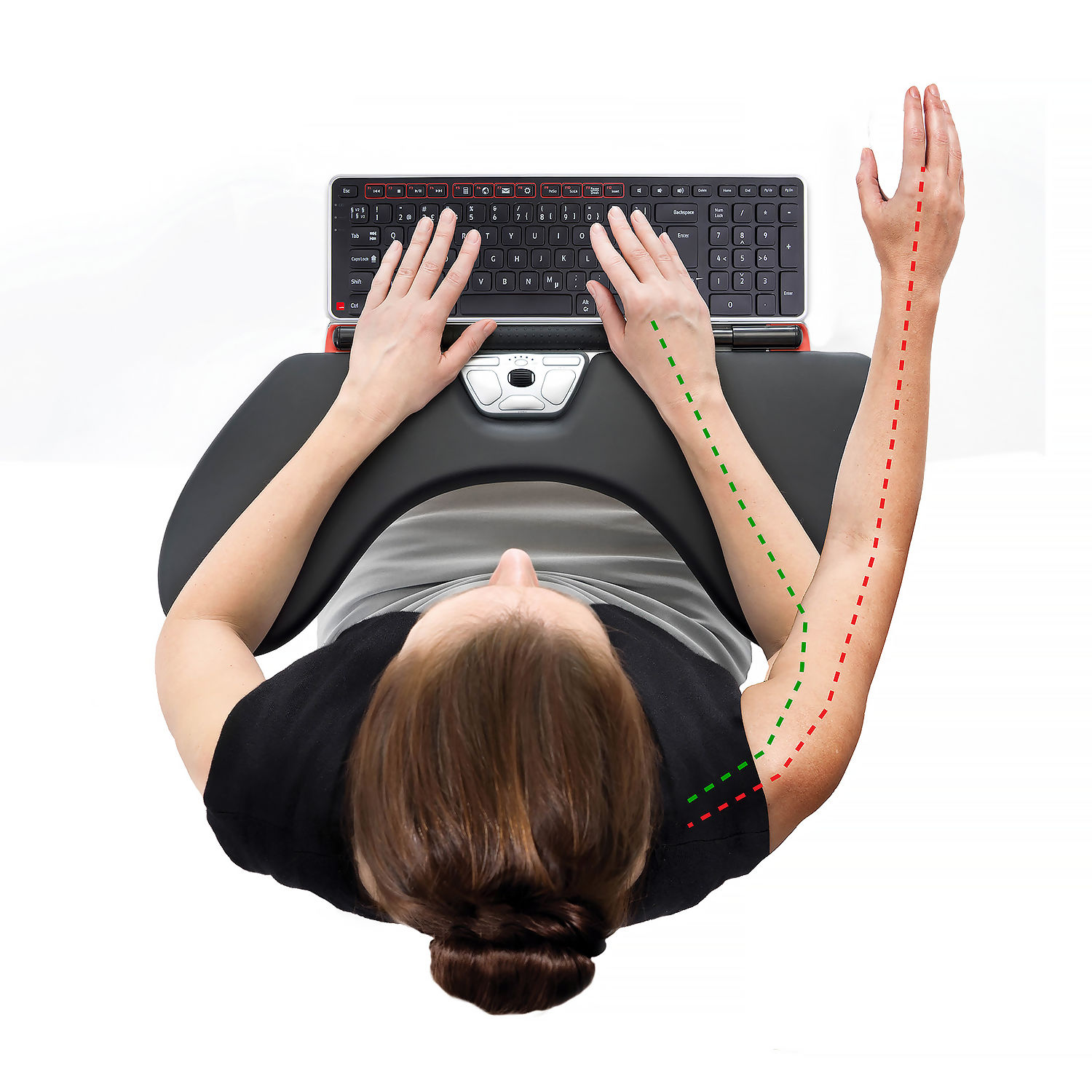 Contour RollerMouse Red Max Roller Bar Mice