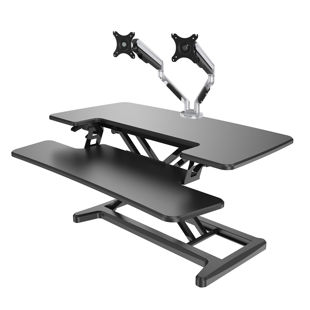 Freelift Sit Stand Workstation And Monitor Arm Bundle