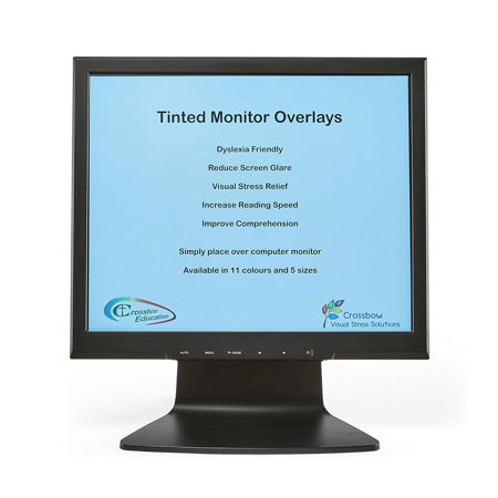 Coloured Monitor Overlay 19 Inch Grey