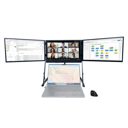 Doxa Pro 3 Triple Monitor Workstation