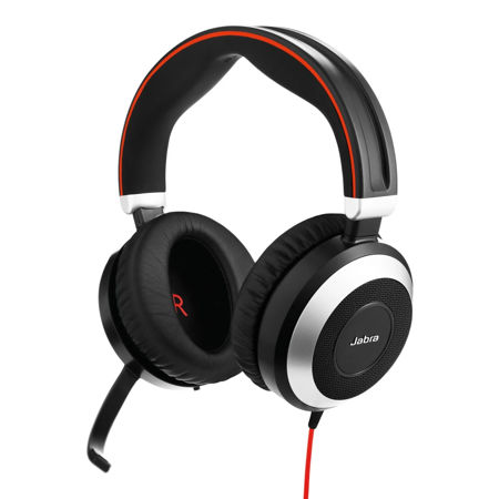 Jabra Evolve 80 MS Stereo Wired PC Headset