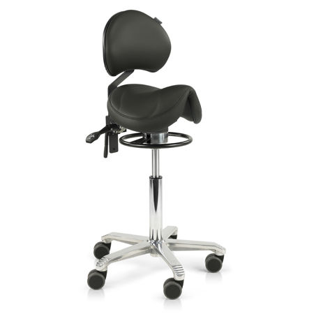 Score Amazone Balance With Back Support Saddle Stool