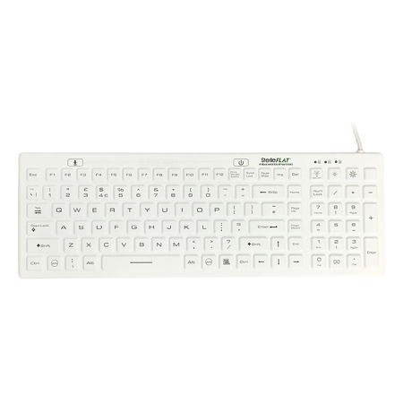 Sterileflat Antibacterial USB Wired Keyboard