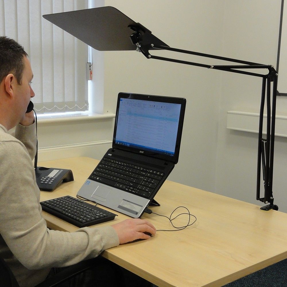 SuperVisor Antiglare Screen with Clamp Mount Base