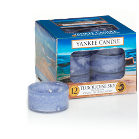 CLASSIC TEA LIGHTS TURQUOISE SKY