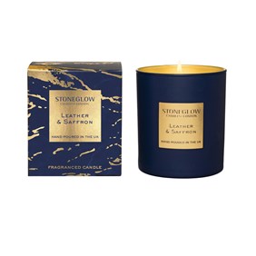 LUNA Leather & Saffron Tumbler