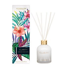 Infusion Cashmerian Wood & Saffron Reed Diffuser (White) Clarity