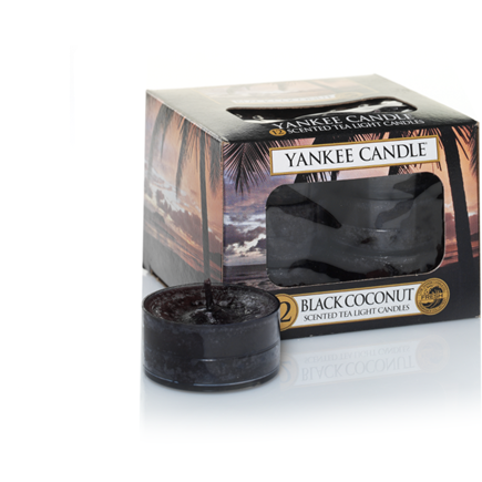 CLASSIC TEA LIGHTS BLACK COCONUT