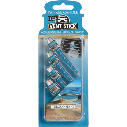 CAR VENT STICK TURQUOISE SKY