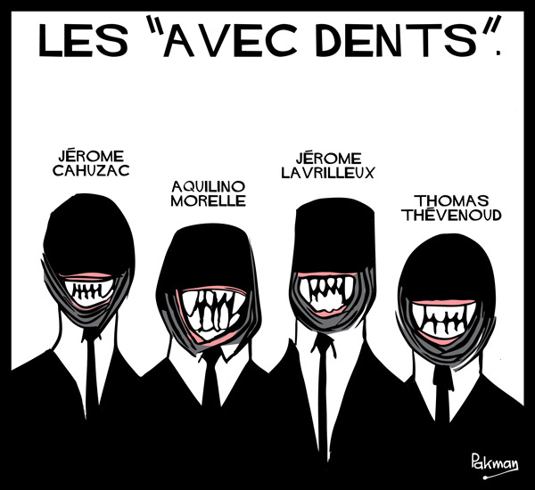 Content avec dents