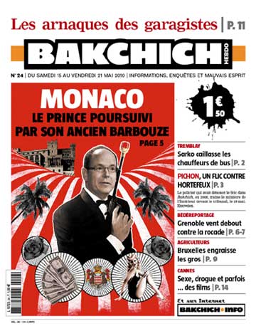 La couverture de Bakchich Hebdo 24 - JPG - 39.1 ko La couverture de Bakchich Hebdo 24 - JPG - 39.1 ko