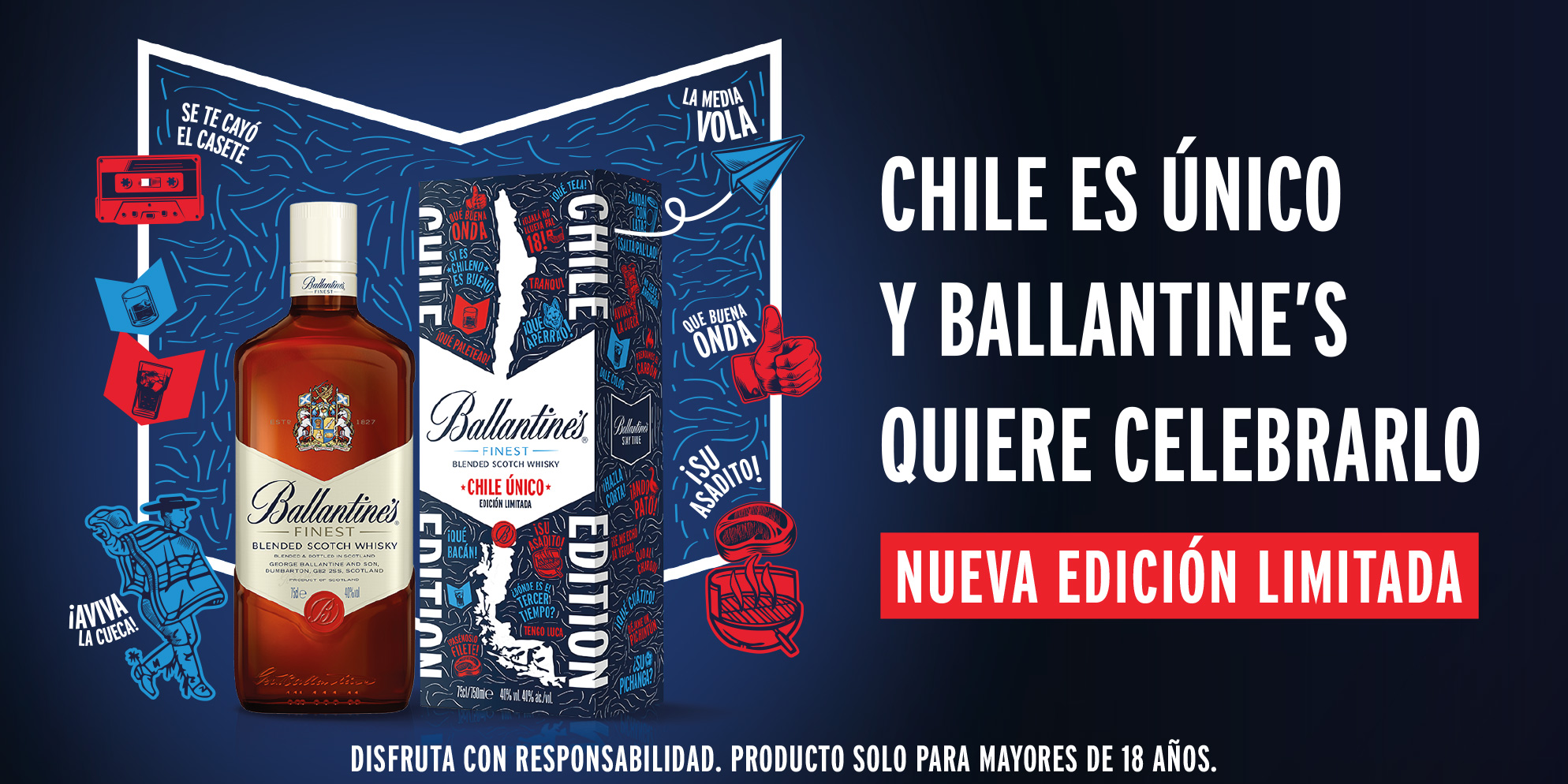 Ballantine's Chile Unico Edición Limitada
