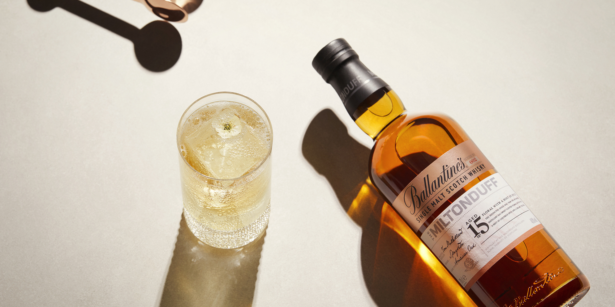 Ballantine's Miltonduff Single Malt Cocktails | Cherry Blossom Highball | Prestige | Ballantine's