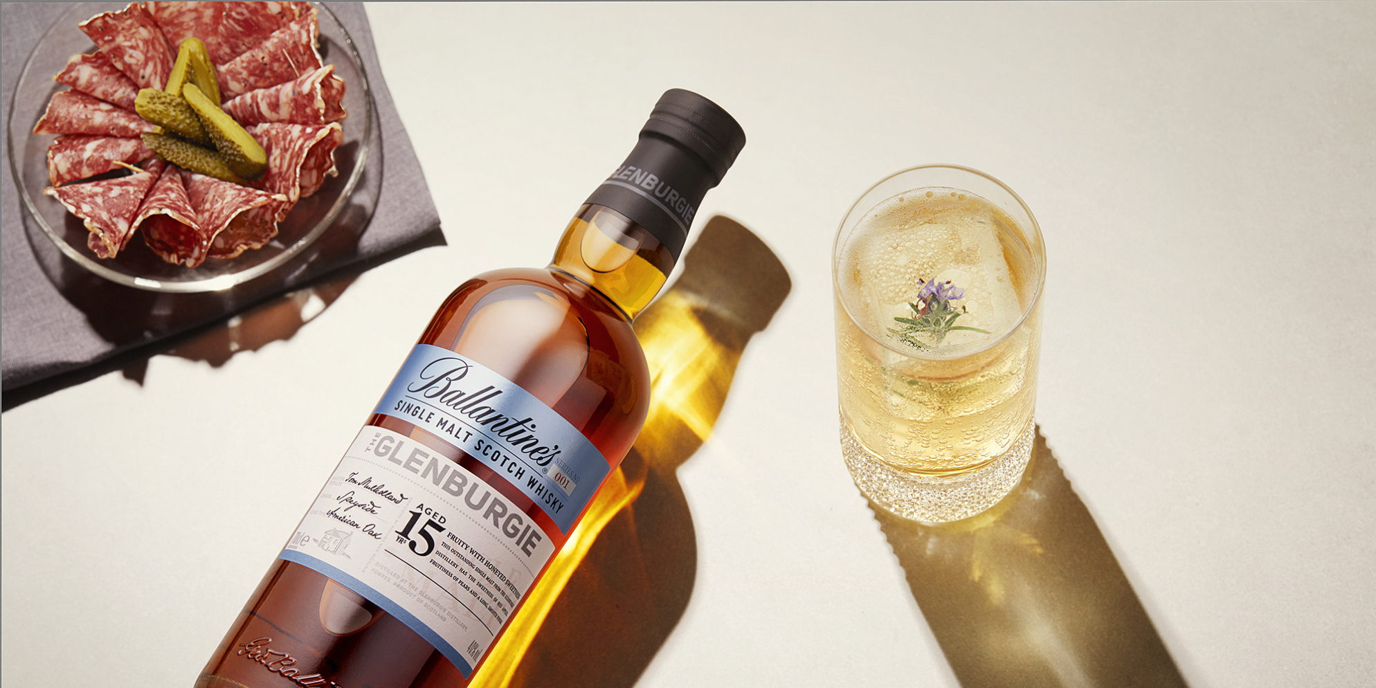 Ballantine's Glenburgie Single Malt Cocktails | Honey & Ginger Highball | Prestige | Ballantine's