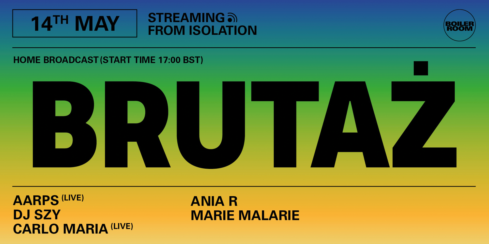 BOILER ROOM X BALLANTINE'S | Streaming from Isolation | BRUTAZ
