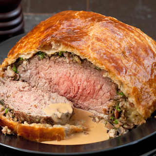 Beef Wellington ja õllekaste