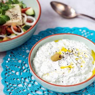 Kreeka salat ja tzatziki